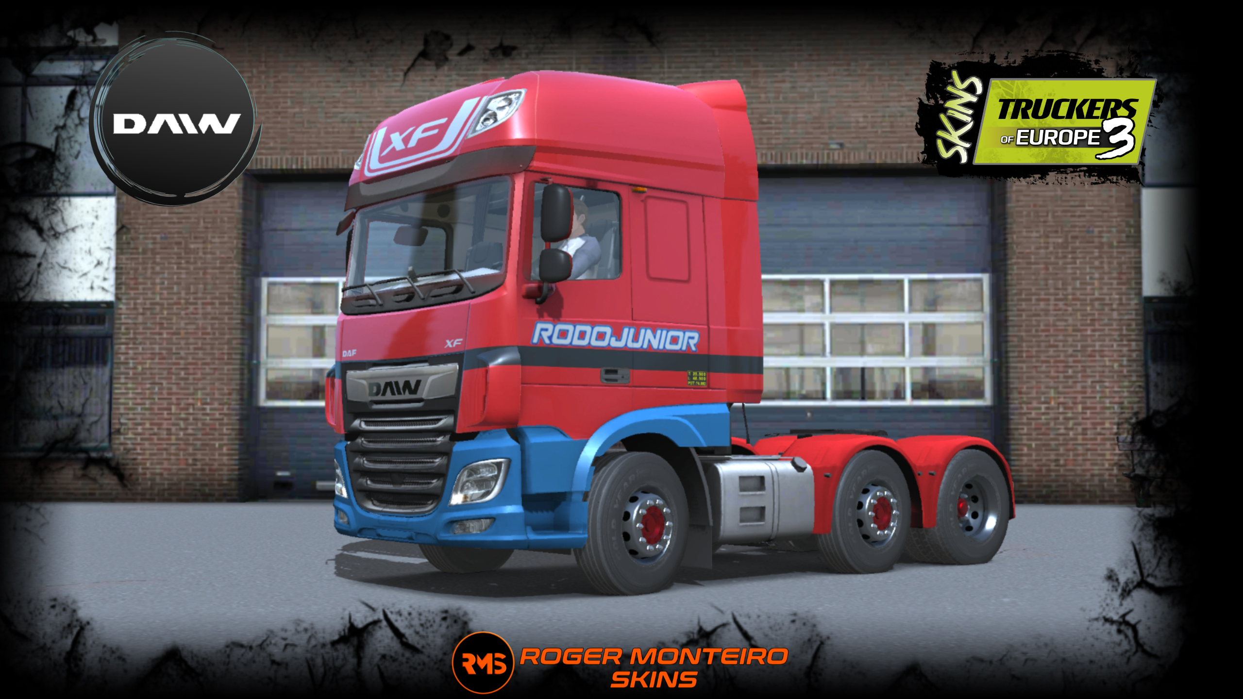 SKINS DAWN/DF - DAF XF RODOJUNIOR